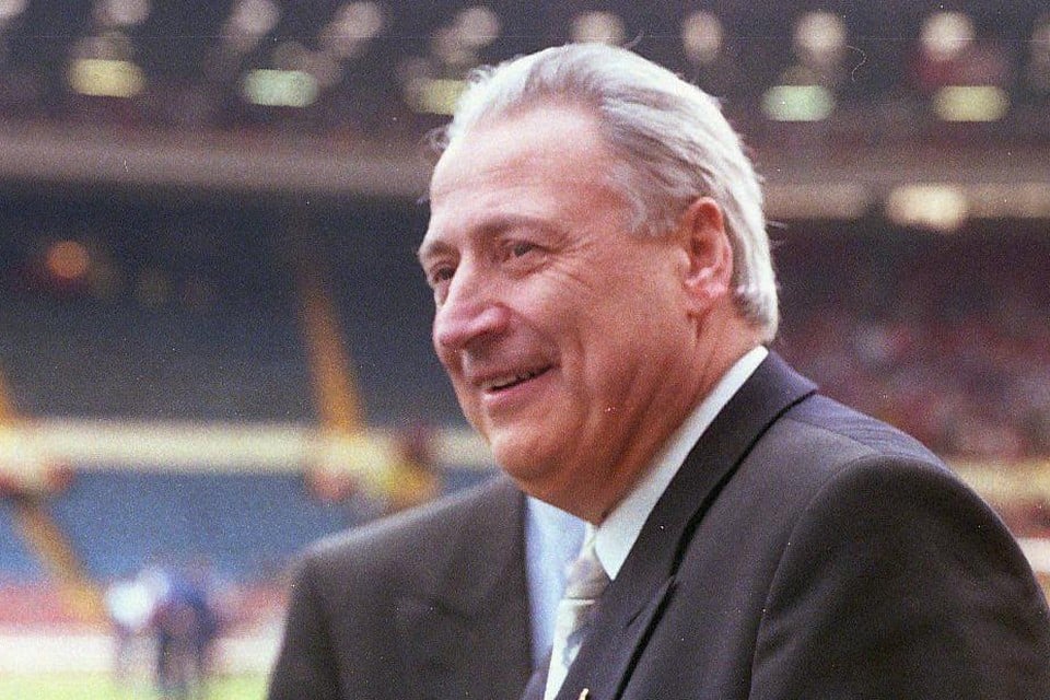 Eddy Wauters in 1993, toen voorzitter van voetbalclub Antwerp.