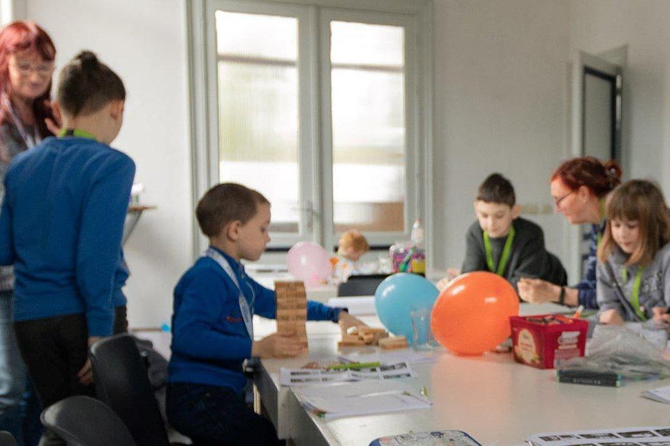 Zomerschool voor Oekraïense kinderen in augustus in Essen. 