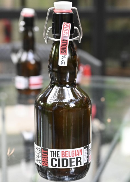 De winnende Belgian Cider.