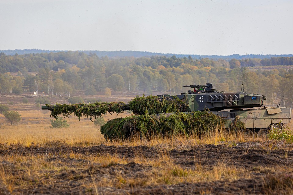 De Leopard-tank