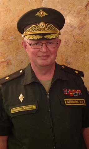 Generaal-majoor Andrey Simonov 