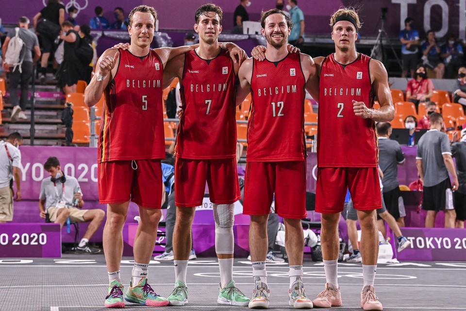 Nick Celis, Rafael Bogaerts, Thierry Mariën en Thibaut Vervoort.