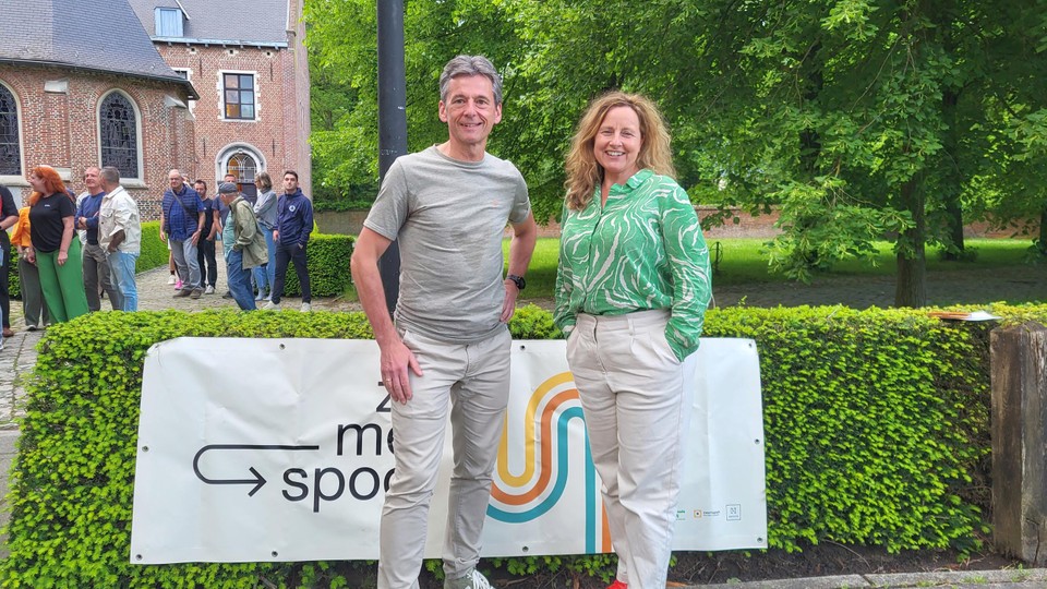 Dokter Yves Wouters van Herentals Aan Z en Tina Van Roy van Zomerspoor zijn de drijvende krachten achter Herentals Beweegt!.