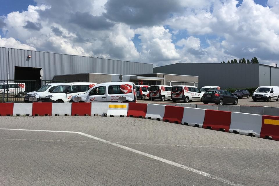 Het postverdeelcentrum in Heist-op-den-Berg.