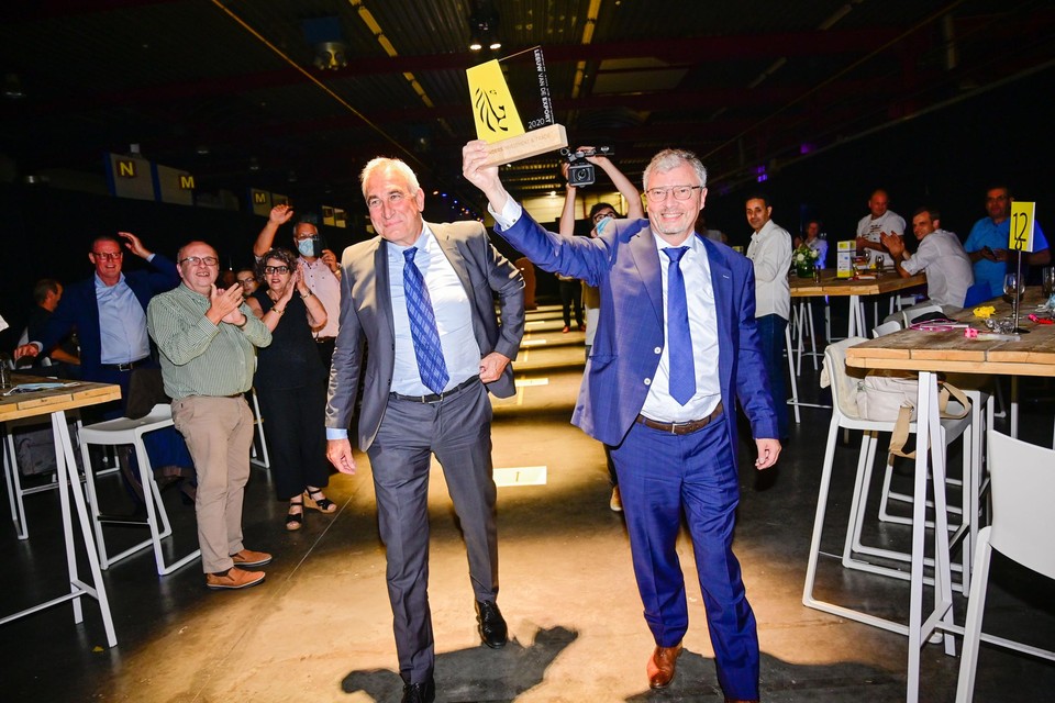 Het personeel van FAM vierde gisterenavond in Kontich dat ze zich voortaan ‘Leeuw van de Export’ mogen noemen.