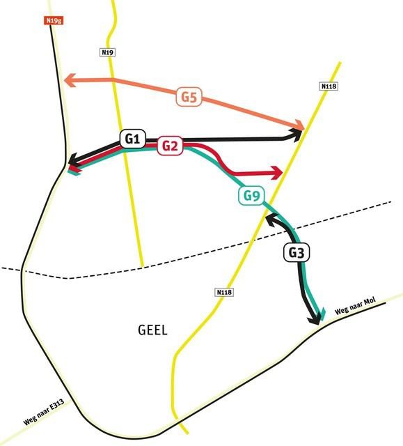 Van de vijf geselecteerde uitsluitingsopties houdt de provincie Antwerpen er nu nog twee over: G1 en G2. 