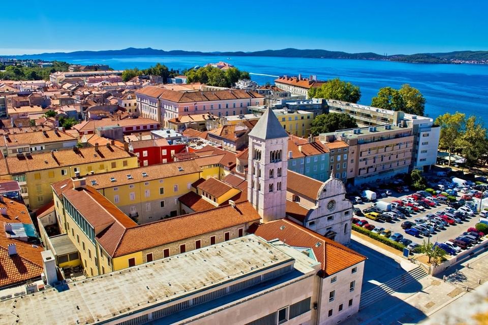 Zadar, niet ver van de badplaats Petrcane, waar het ongeval plaatsvond.