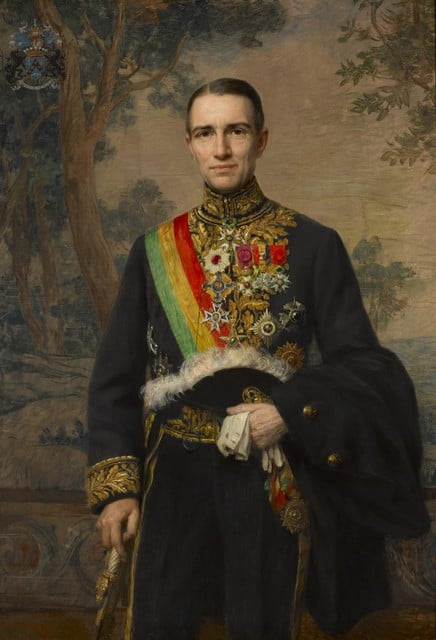 Gouverneur baron Georges Holvoet (1923-1945), geschilderd door Jozef Janssens de Varebeke in 1929.