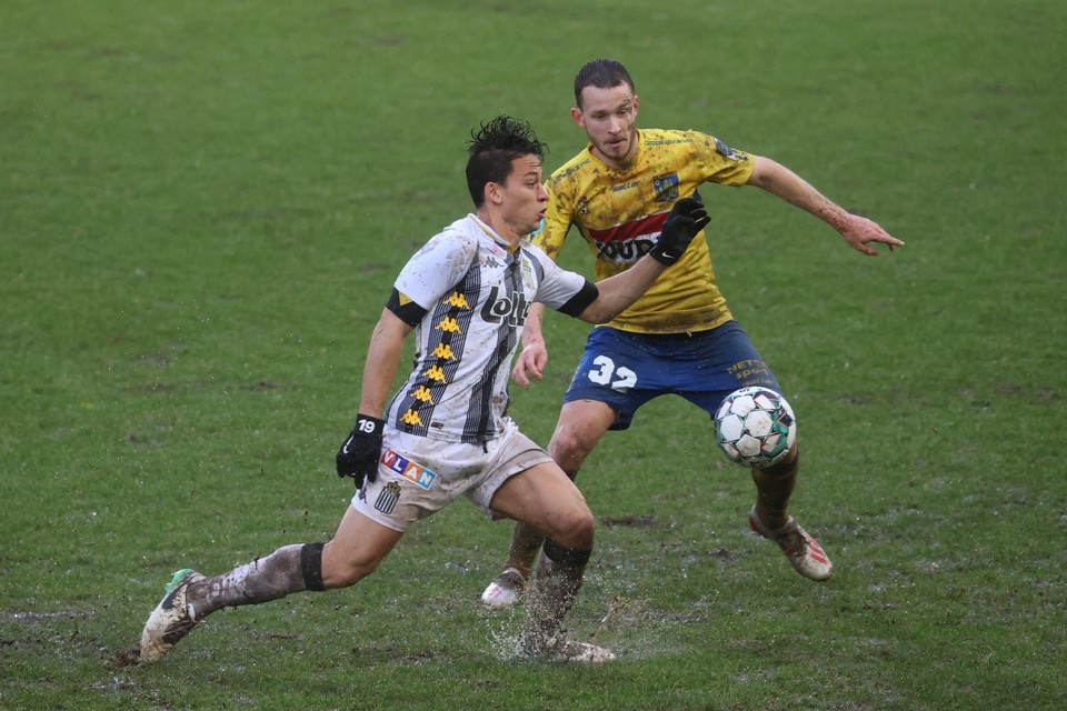 Janssens vorige maand in de bekerwedstrijd tegen Charleroi.