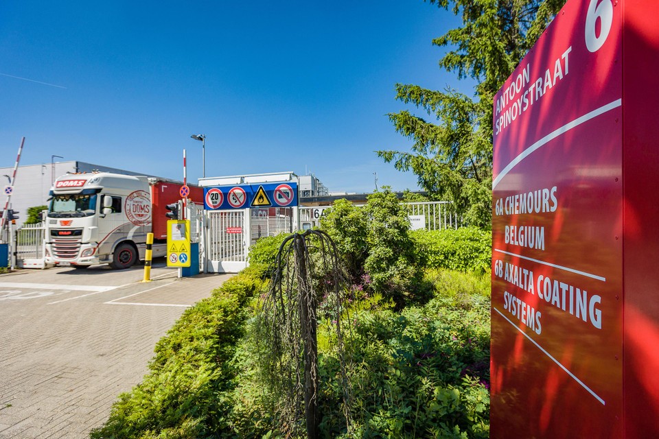 Chemours ligt op dezelfde site als Axalta Coating Systems.
