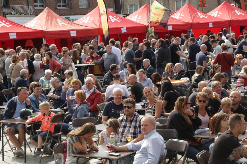 De Bierfeesten op zondag 11 september .
