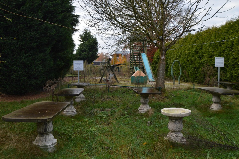 Het vroeger terras.