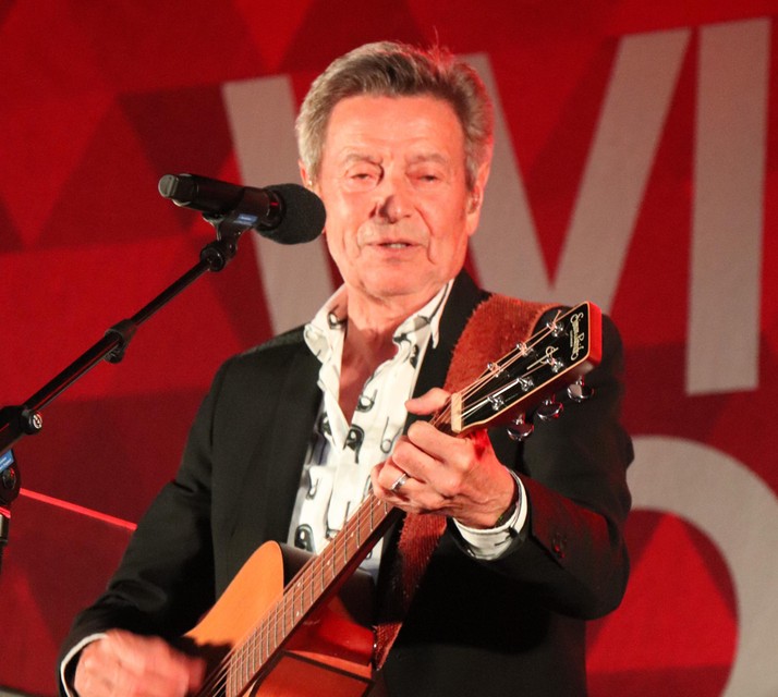 Willy Sommers op de avondmarkt in Zandhoven.