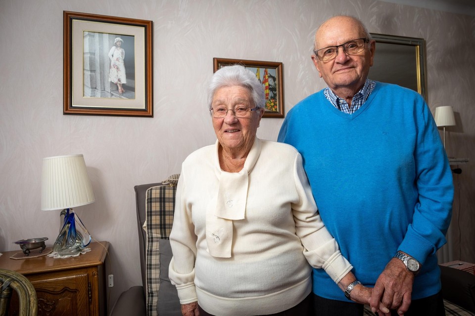 Asella en Rik: al,75 jaar een hecht koppel. 