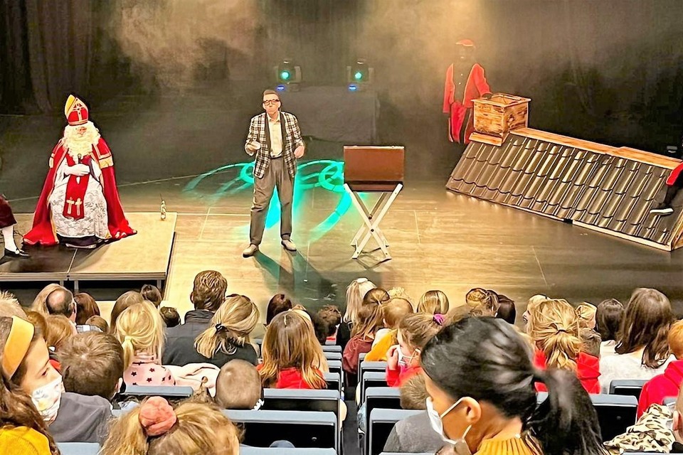 De Sint was ondanks de moeilijke omstandigheden toch aanwezig in Wommelgem