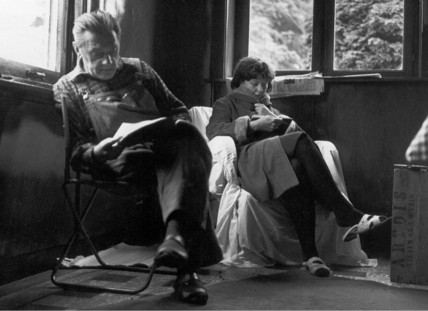 Schrijver Louis Paul Boon neemt in 1967 het script van door. Actrice Betsy Blair leest het boek .