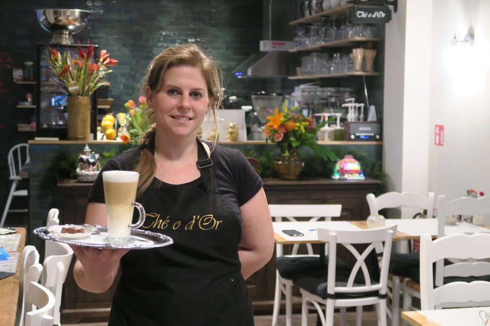 Sheena Janssen startte op de Turnhoutsebaan onlangs met het fijne koffiehuisje Thé o d’Or. Zij komt wellicht in aanmerking voor de premie.