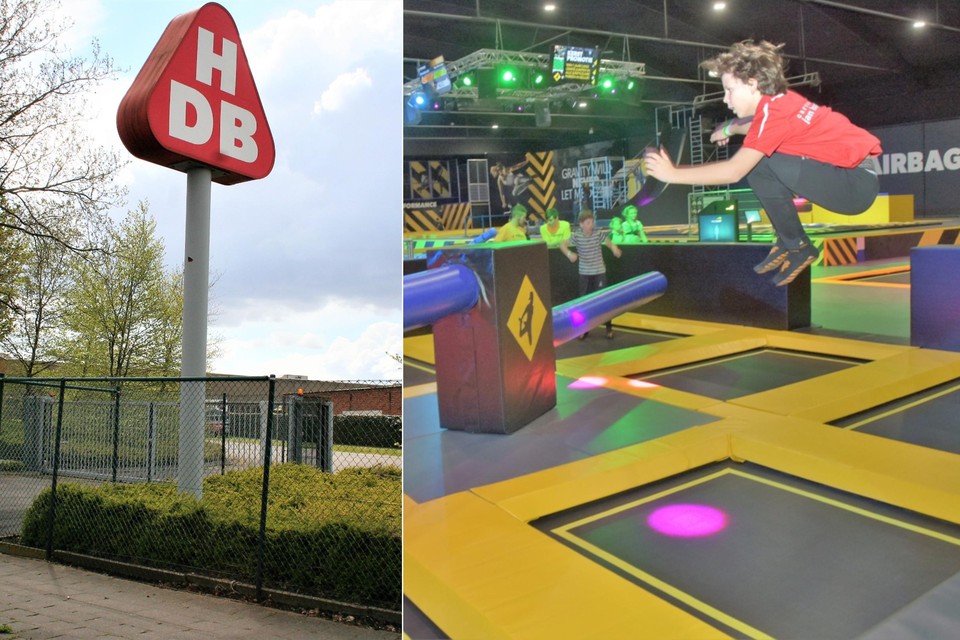 Trampoline duiken her en der op in Vlaanderen en binnenkort dus ook in Sint-Niklaas.