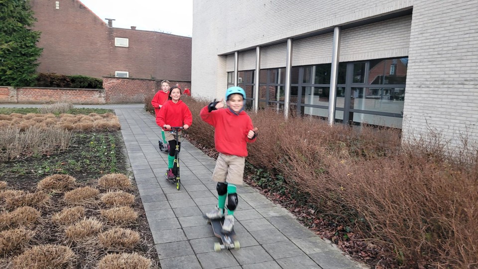 Steppen en skaten dat het een lieve lust is.