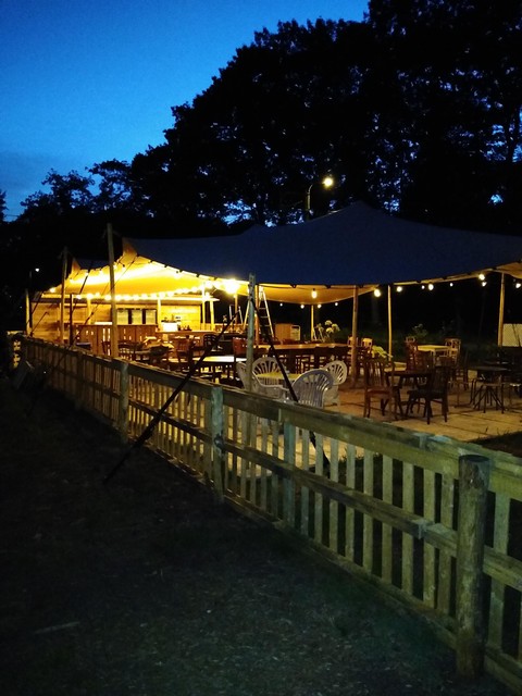 Zomerbar De Dreef by Night.