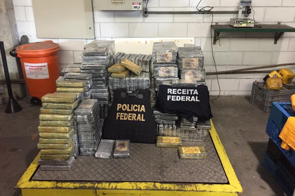 In Itapoá werd 600 kilogram cocaïne onderschept. 