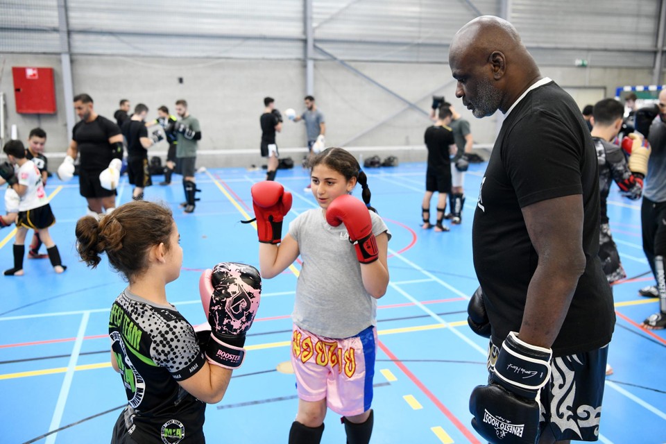 Trainen onder het toeziend oog van Ernesto.