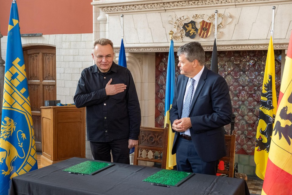 De burgemeester van Lviv is heel dankbaar dat hij zo veel steun krijgt vanuit Mechelen.