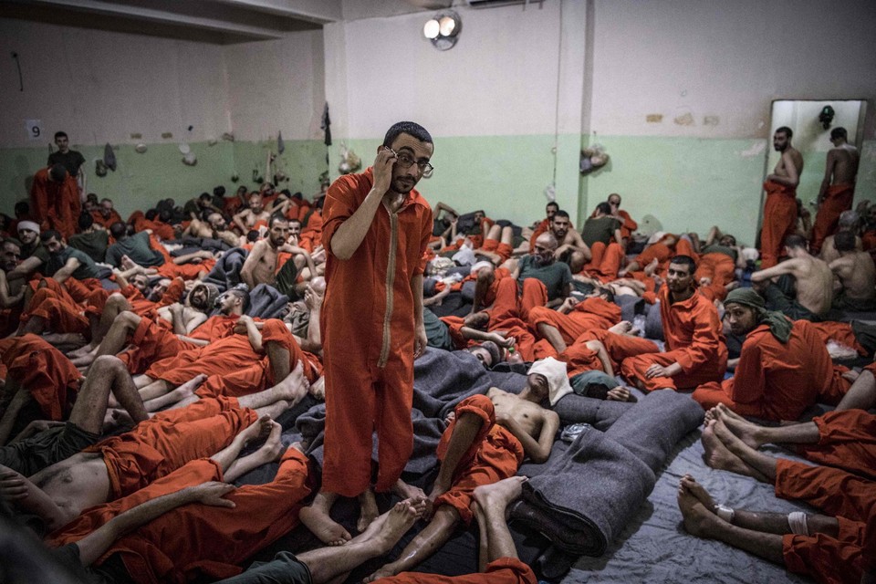 Overvolle gevangenis van Al Hasakah 