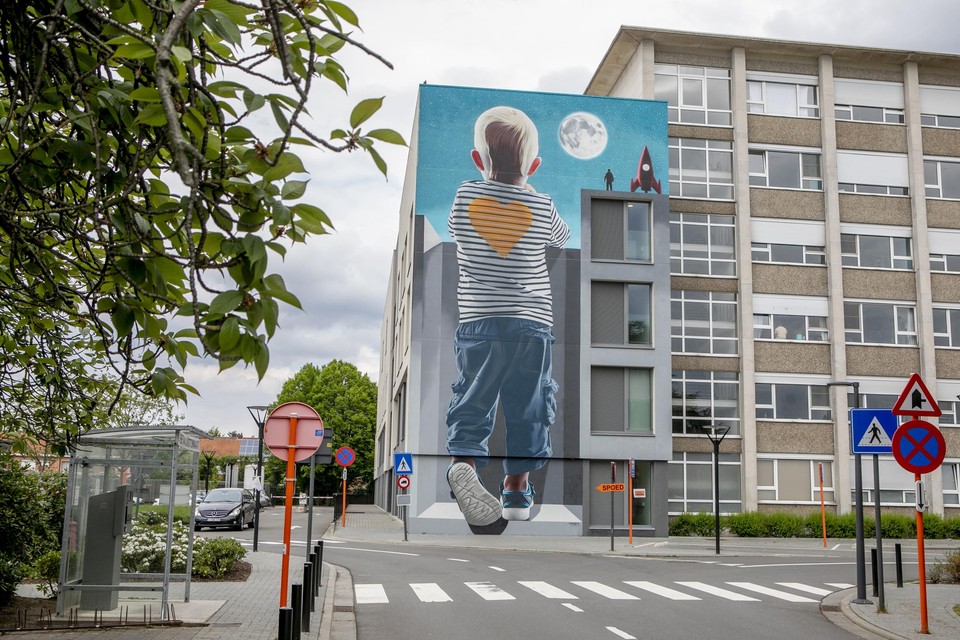 Het AZ van Geel. De stad kende de voorbije week met 135 nieuwe besmettingen de sterkste groei.