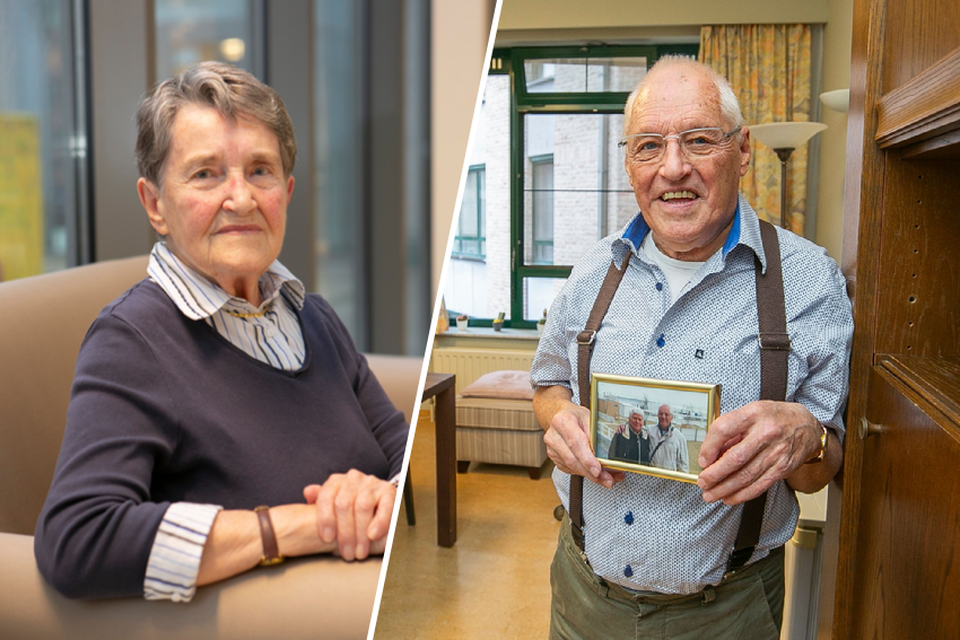 Simonne (88) en Leo zijn zelfredzaam, maar willen niet weg uit wzc Onze-Lieve-Vrouw Antwerpen. Simonne wil blijven voor haar man, Leo voor het sociaal contact.