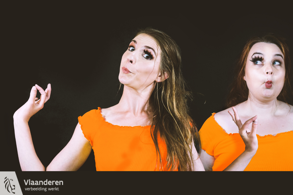 Anouk Antonissen en Sanne Vleugels.
