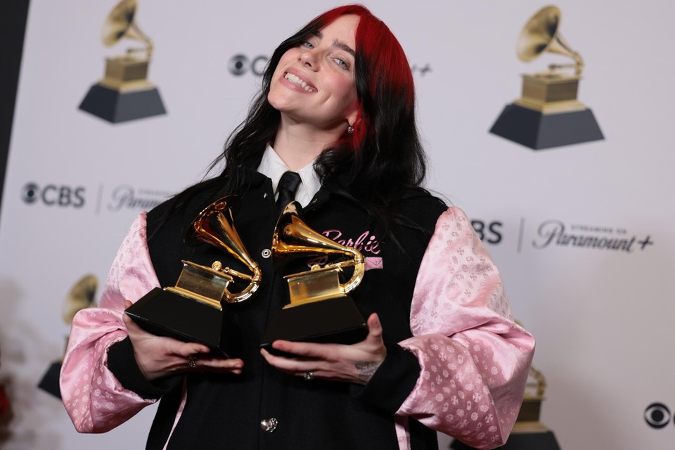 Billie Eilish kaapt twee Grammy’s weg.