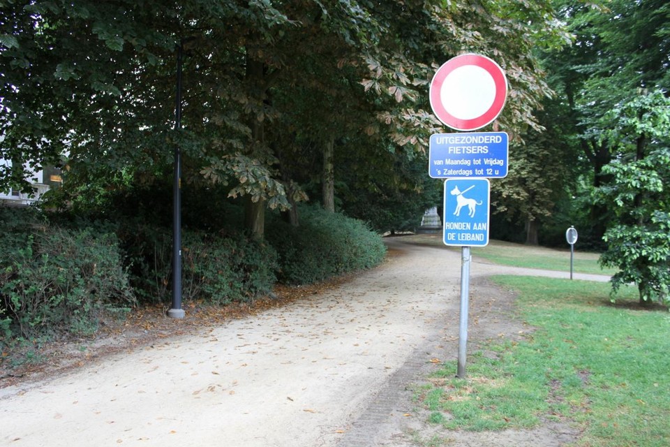 De dolomietverharding wordt vervangen.