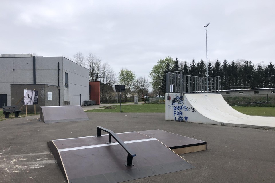 Het skatepark in Grobbendonk is tijdelijk uitgebreid met extra toestellen