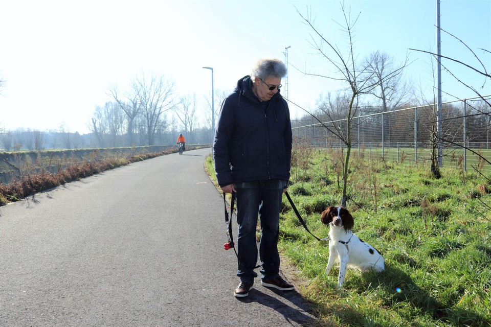 Jean-Pierre en zijn hond Yano.