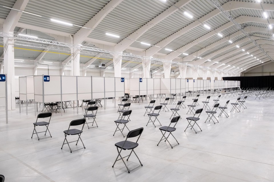 Het vaccinatiecentrum voor eerstelijnszone (ELZ) Bonstato in Gemeenschapscentrum Klein Boom in Putte is zo goed als klaar.