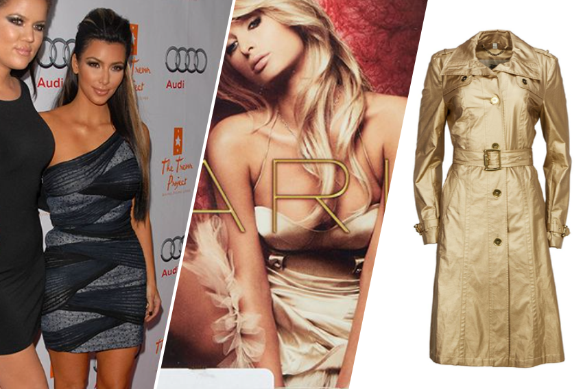 De minidress van Kim Kardashian, de champagnekleurige avondjurk van Paris Hilton en de gouden jas van Whitney Houston.