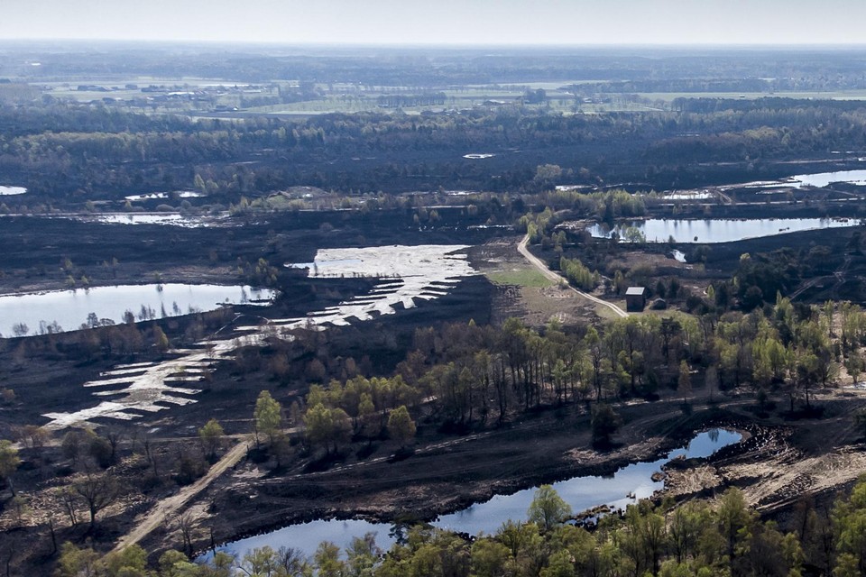 Ruim 500 zwartgeblakerde hectaren in het Groot Schietveld: dat is de balans van de brand van vorige week.