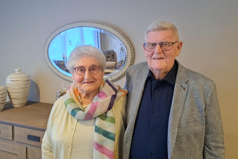 Angele en Jozef stapten precies 65 jaar geleden in het huwelijksbootje.