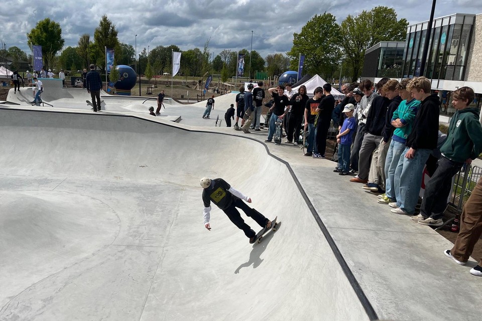 Het gloednieuwe skatepark op de sportsite Balsakker in Lille valt duidelijk in de smaak.