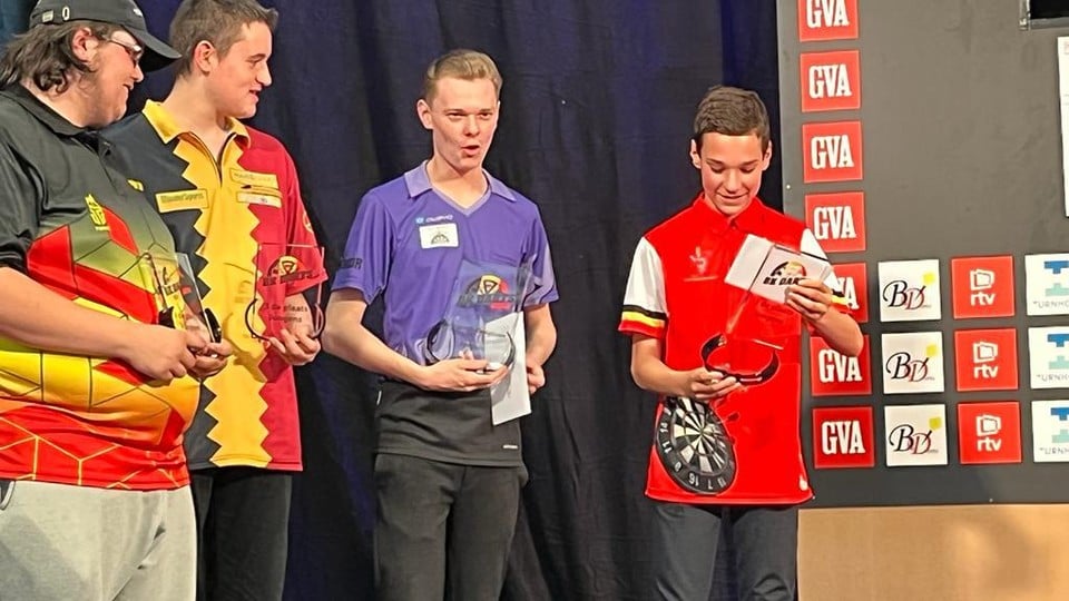 Bij de jongens mag Robbe ‘The Warrior’ Dasseville zich een jaar lang Belgisch kampioen noemen.  