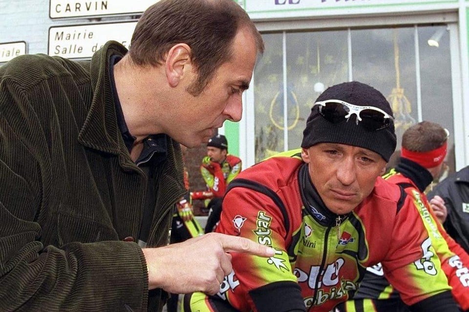 Jean-Luc Vandenbroucke en Andrei Tchmil. 
