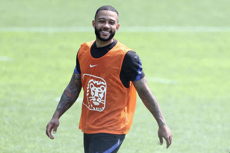 Depay oogt dezer dagen erg relaxed.