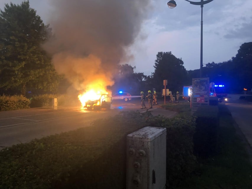 De brandweer kon de vlammen snel doven.