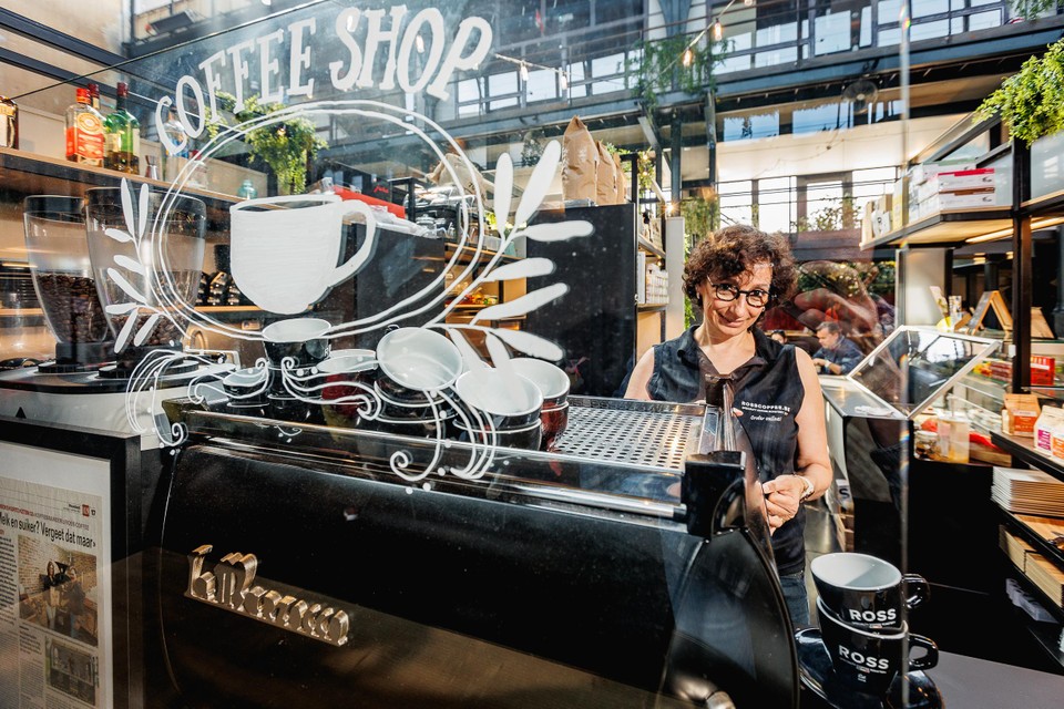 Ross Coffee heeft als sinds de opening in 2019 een stand. 