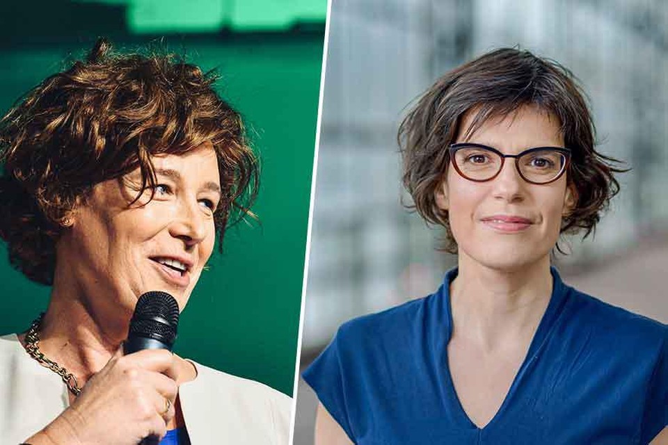 Petra De Sutter en Tinne Van der Straeten.