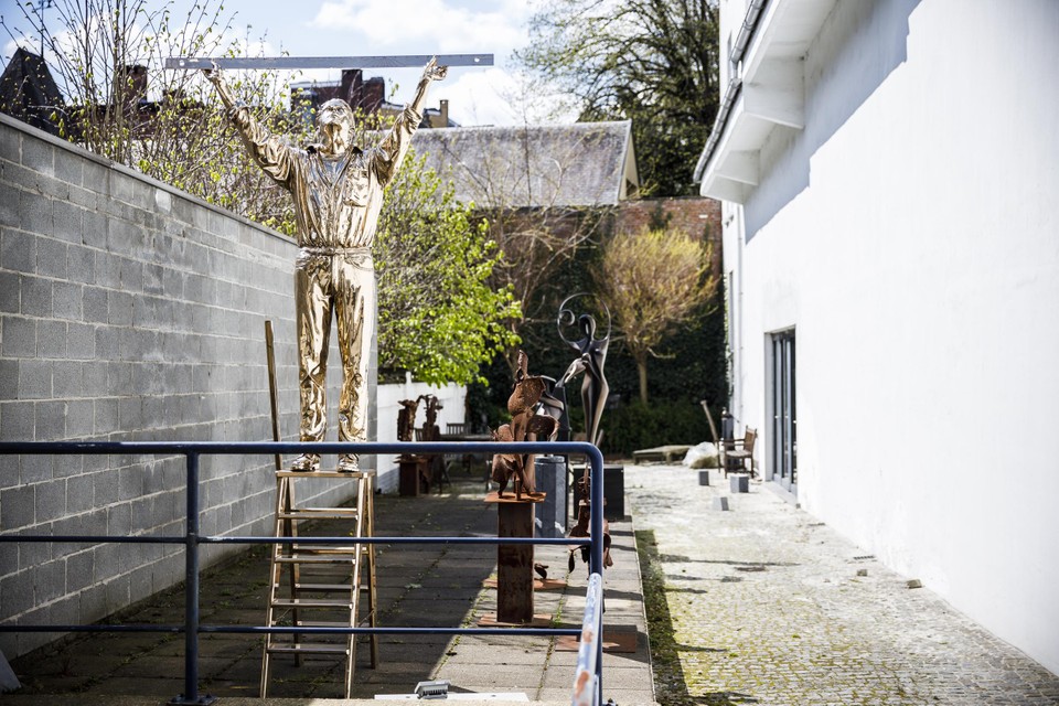 Exemplaar van Campo & Campo, in de binnentuin.