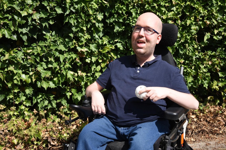 Pieter Bulkmans is onze nationale doelman in het powerchairhockey.