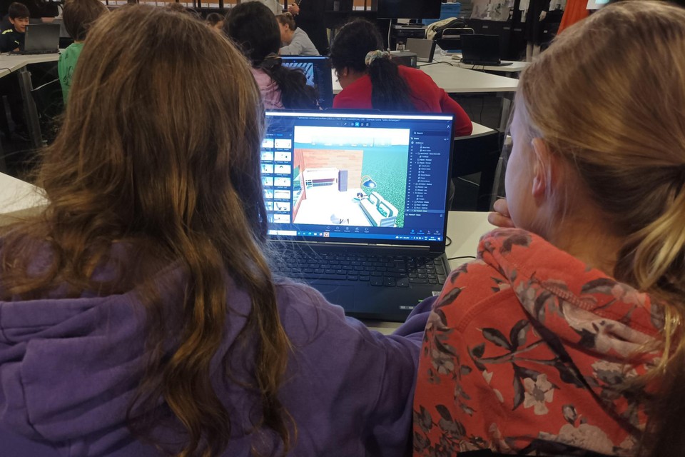 Leerlingen bouwen aan hun droomwereld in 3D-spel Twiinz.world .