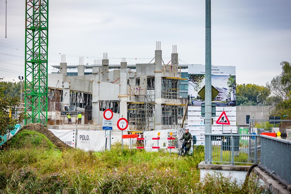 Parking Keerdok is volop in aanbouw. In het najaar van 2022 moet ze open zijn.